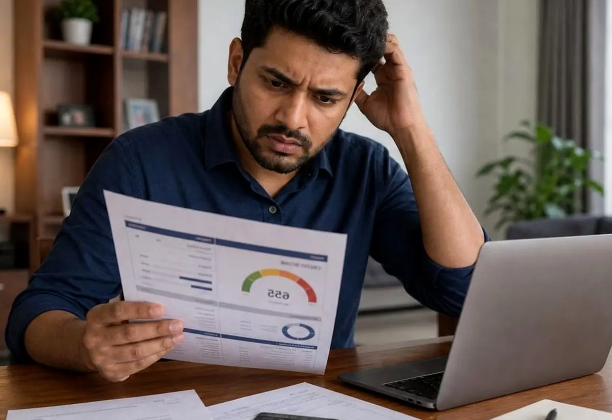 Indian borrower comparing several small BNPL plans with a future personal loan application