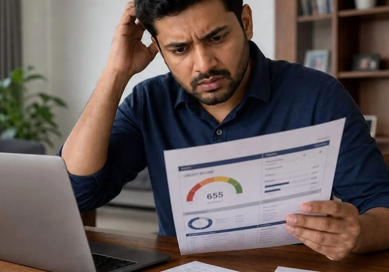 Indian borrower comparing loan eligibility message with actual monthly affordability